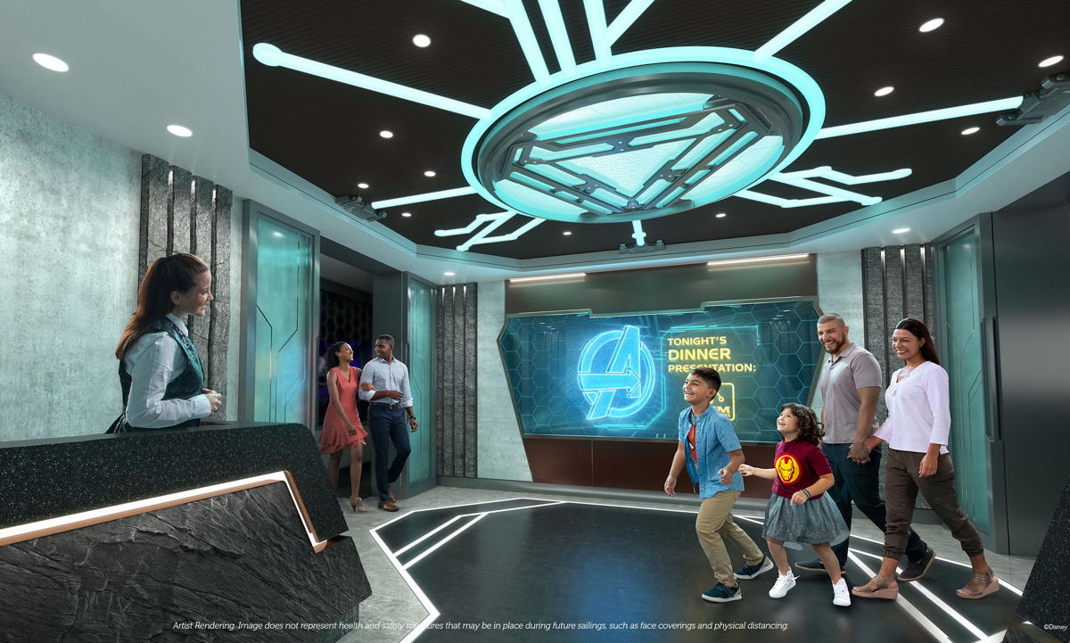 Worlds of Marvel is the first-ever Marvel cinematic dining adventure. (Disney Cruise Line)